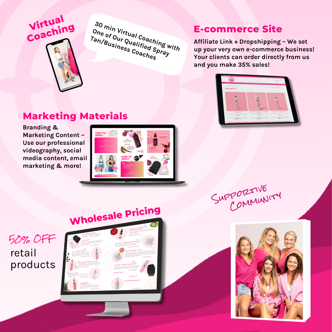 Spray Tan Certification Starter (Get Rooted Package) Premier