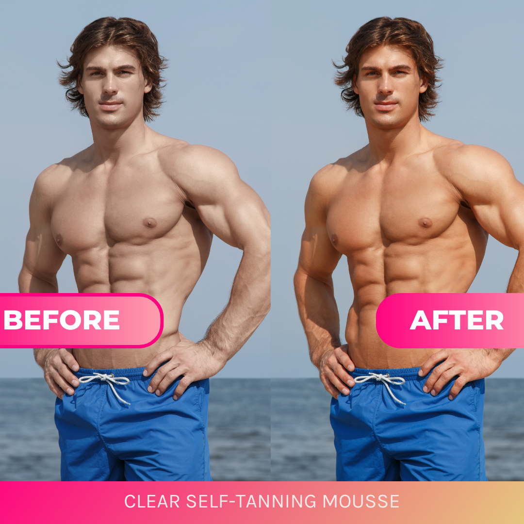 MAN TAN CLEAR SELF TANNING MOUSSE